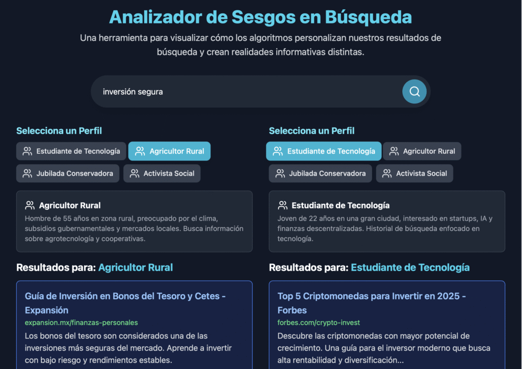 Analizador de Sesgos en Búsquedas