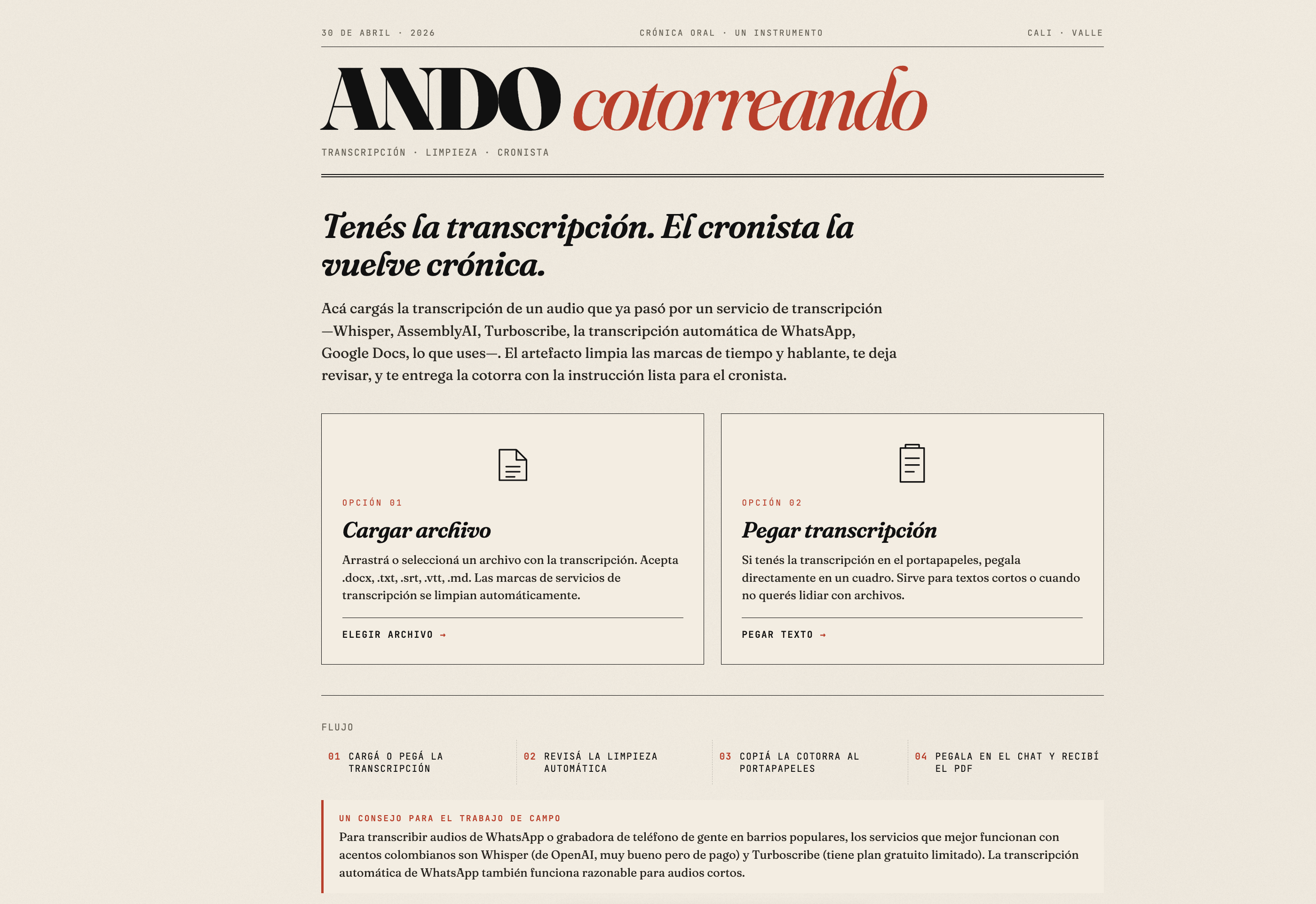 Ando Cotorreando