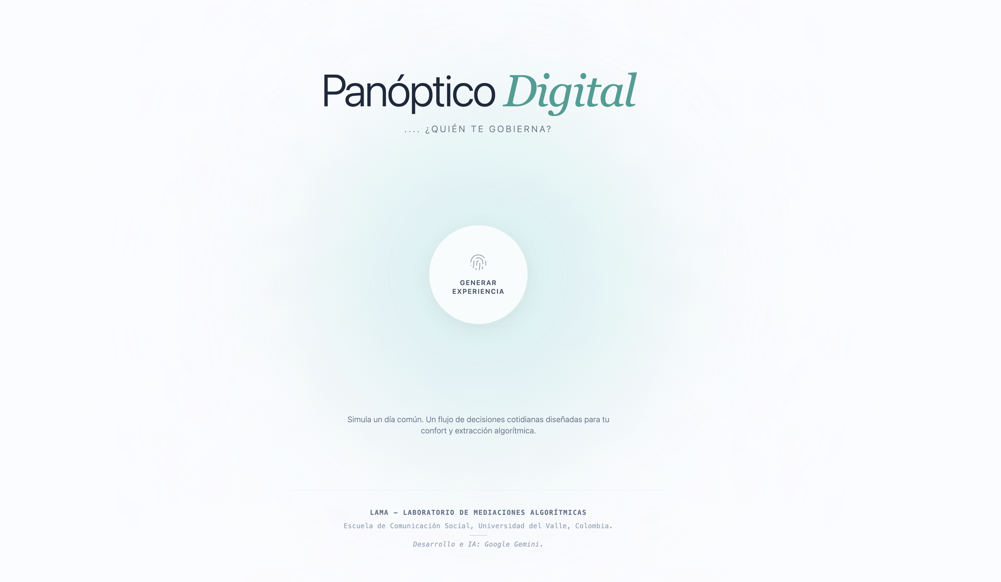 Panóptico Digital: ¿Quién te Gobierna?